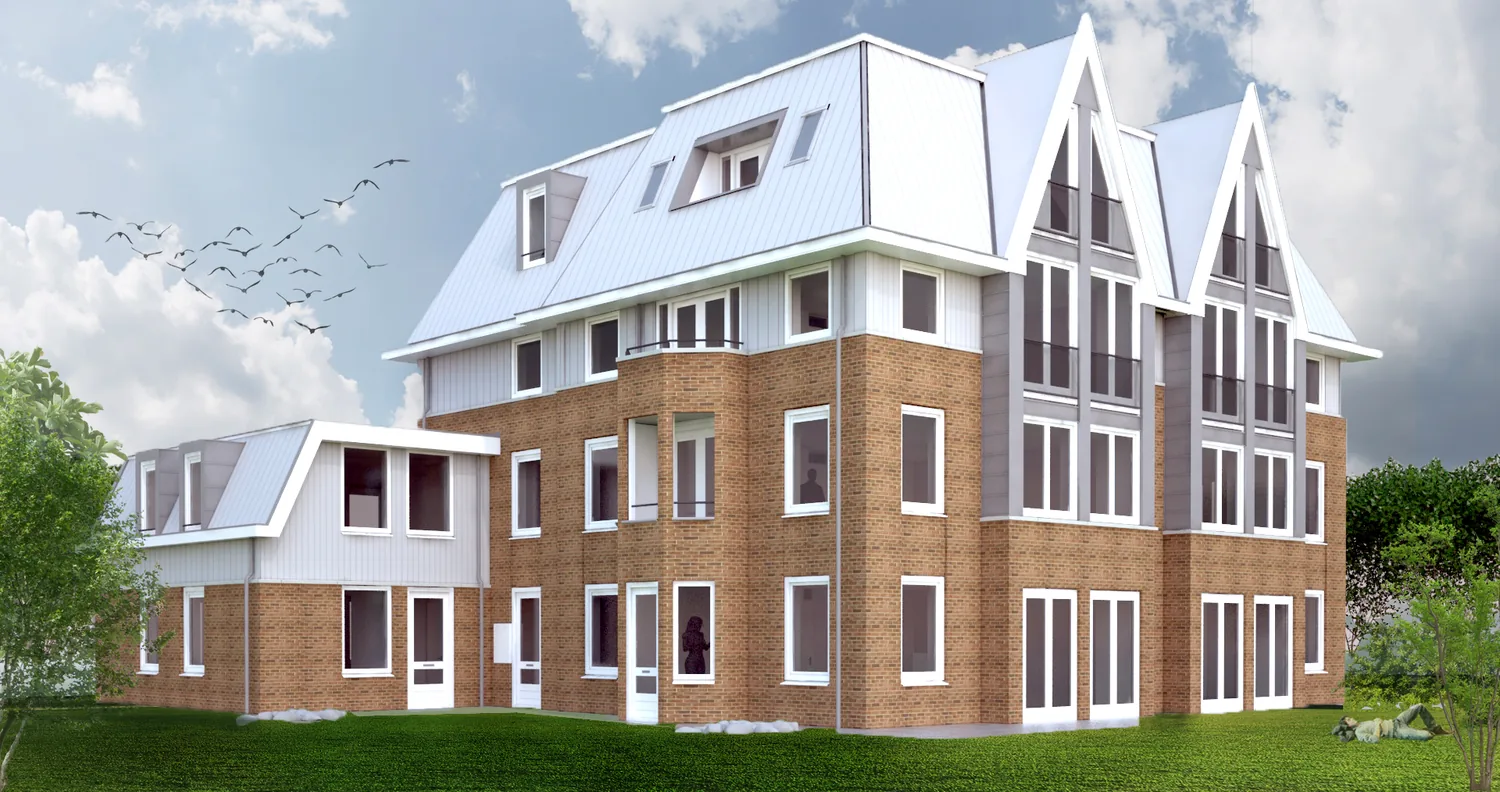 Reference rendering from the open Schependomlaan OpenBIM demonstration dataset.
